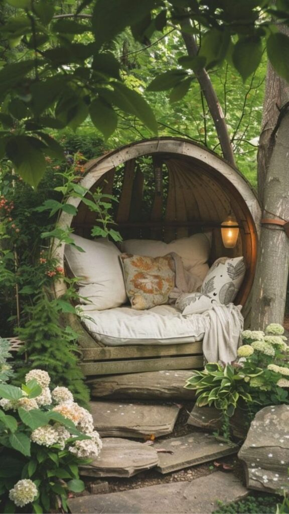 The Cozy Reading Nook Surrounded by Greenery