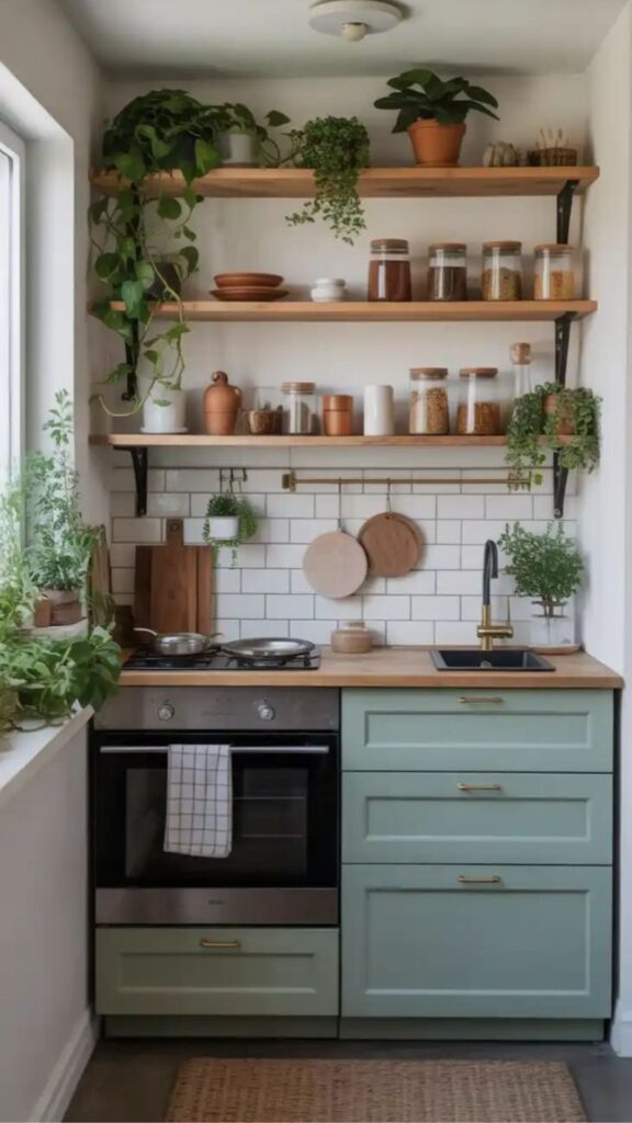 Use Open Shelving Strategically, Not Everywhere