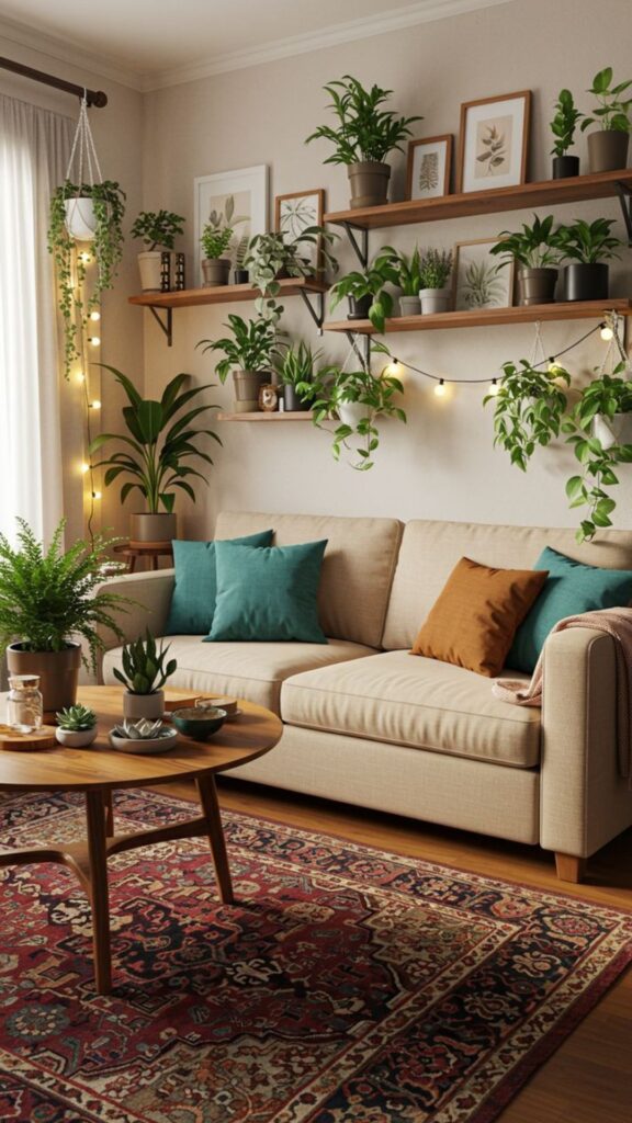 Wall-Mounted Plant Display