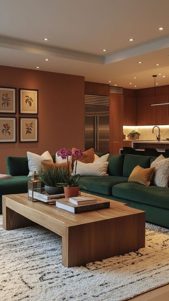 Add Warmth with Terracotta and Rust Accents