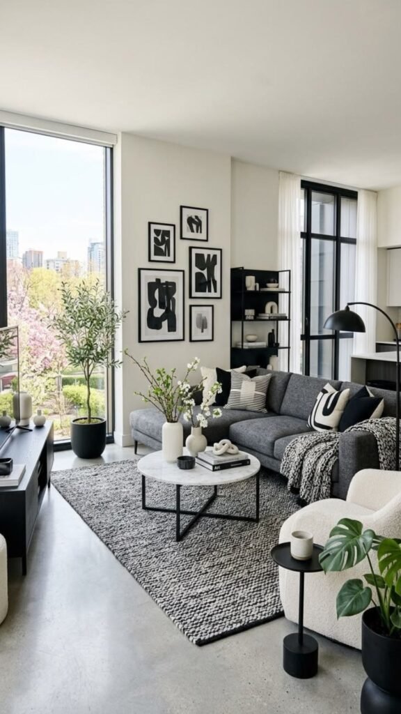 Balance with Black Accents