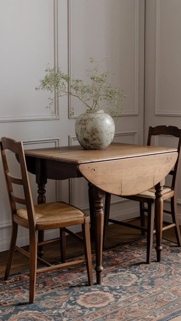 Choose a Round or Drop-Leaf Table