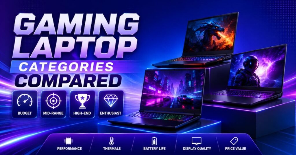 Gaming Laptop Categories Compared
