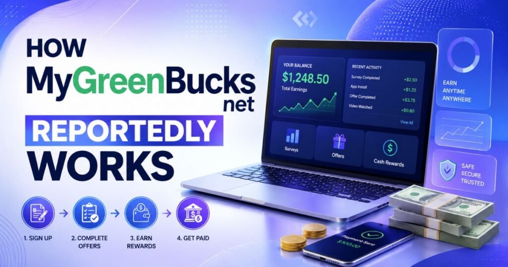How MyGreenBucks net Reportedly Works