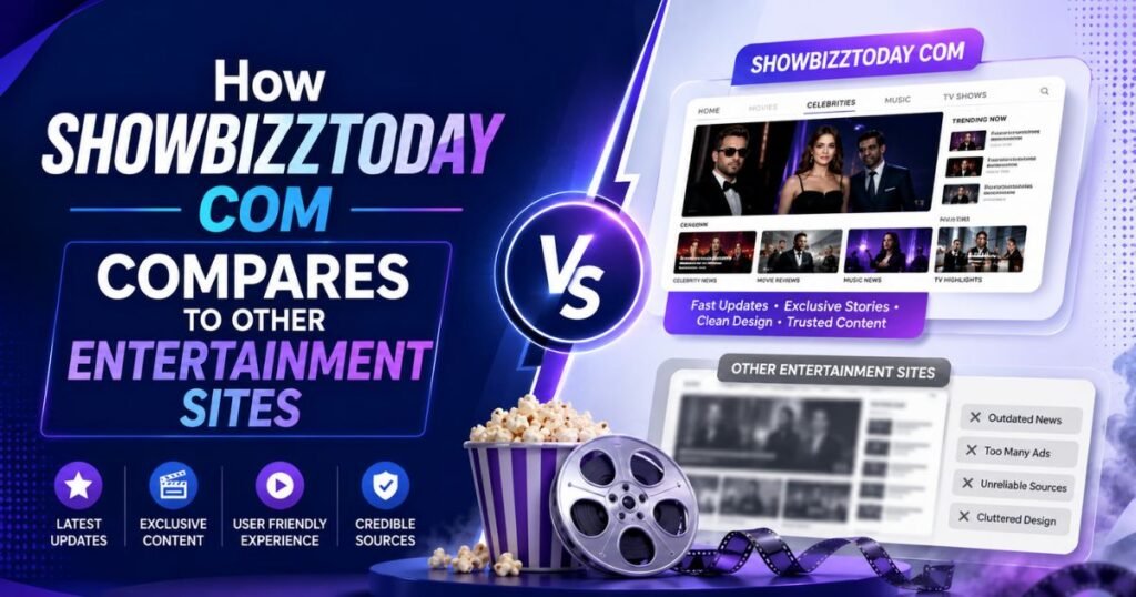 How Showbizztoday com Compares to Other Entertainment Sites