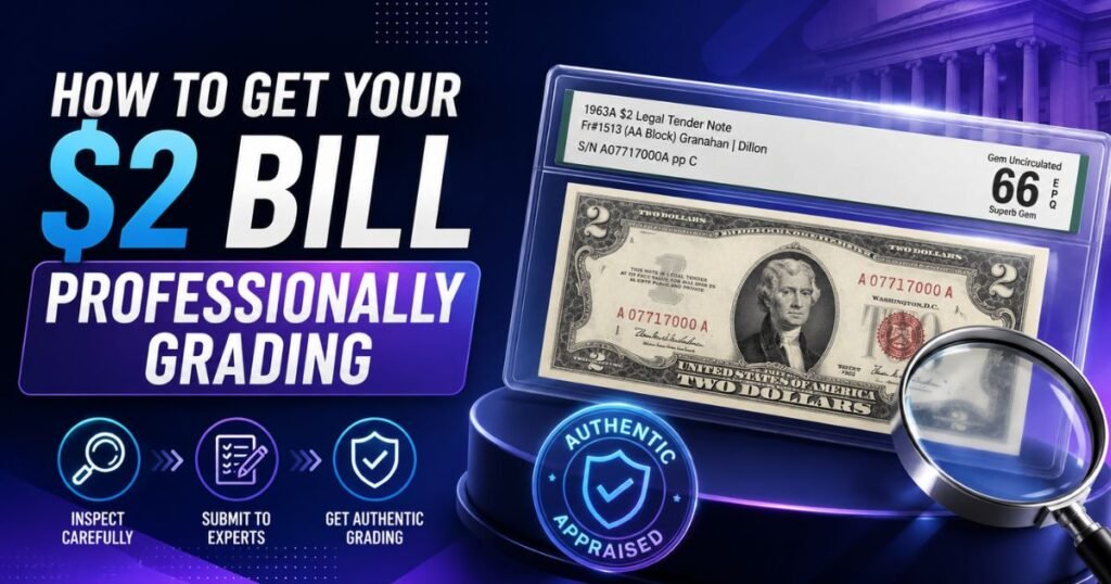 How to Get Your $2 Bill Professionally Grading