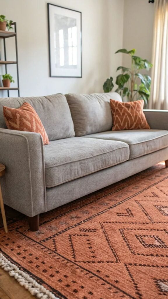 Incorporate Patterned Rugs