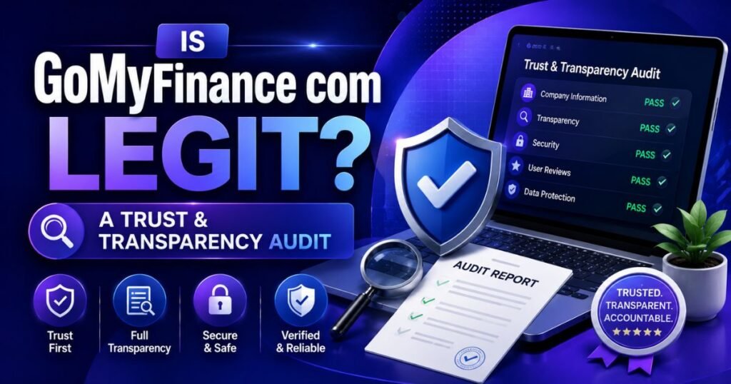 Is GoMyFinance com Legit? A Trust & Transparency Audit