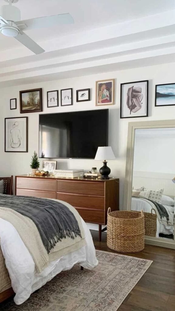 Layer Decor in Front of, Not Around, the TV