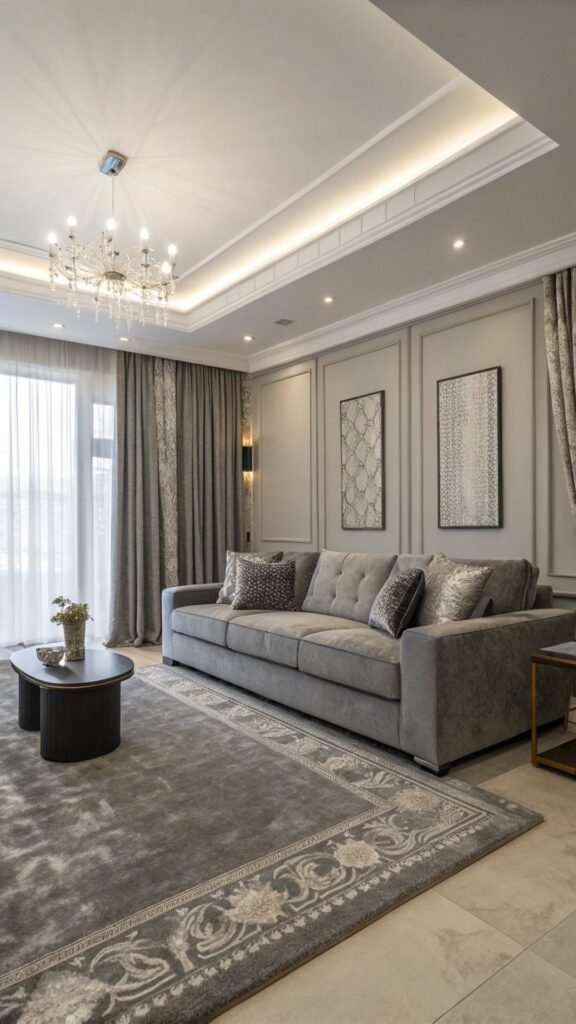 Layer Different Shades of Grey