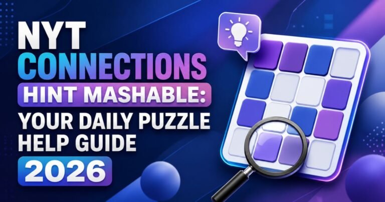 NYT Connections Hint Mashable