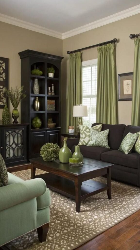 Use Green with Black Accents