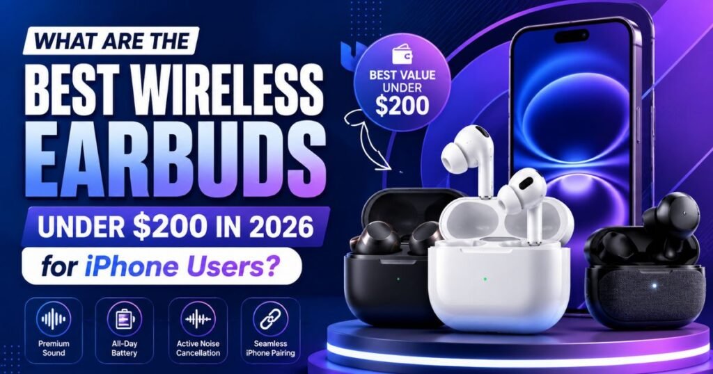 What Are the Best Wireless Earbuds Under $200 in 2026 for iPhone Users? {#best-iphone}