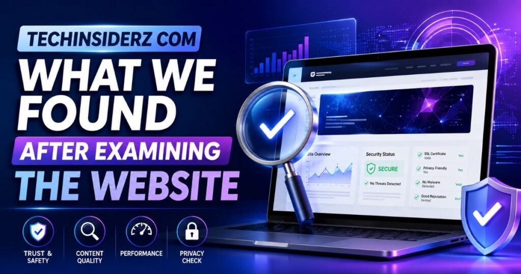 What We Found After Examining the Website