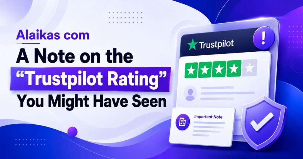 A Note on the "Trustpilot Rating" You Might Have Seen