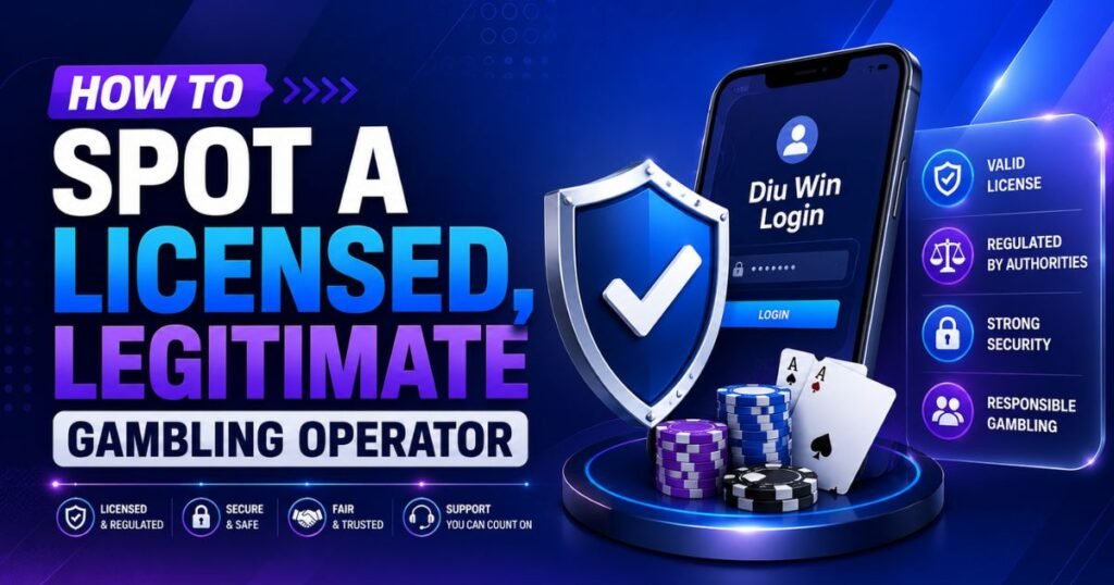 How to Spot a Licensed, Legitimate Gambling Operator