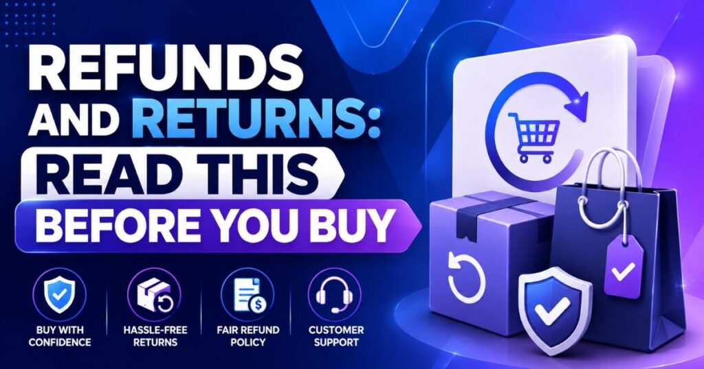 Refunds and Returns: Read This Before You Buy