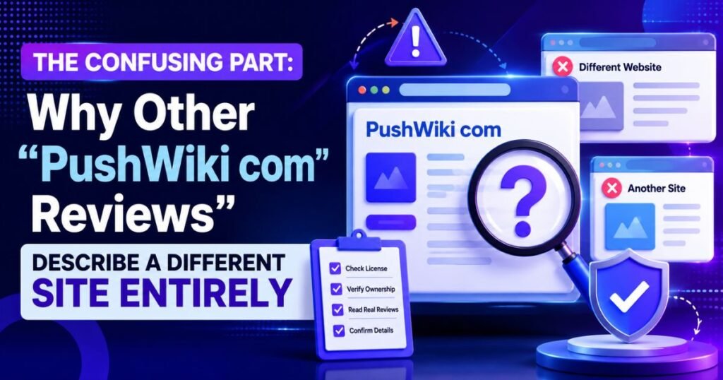 The Confusing Part: Why Other "PushWiki com Reviews" Describe a Different Site Entirely